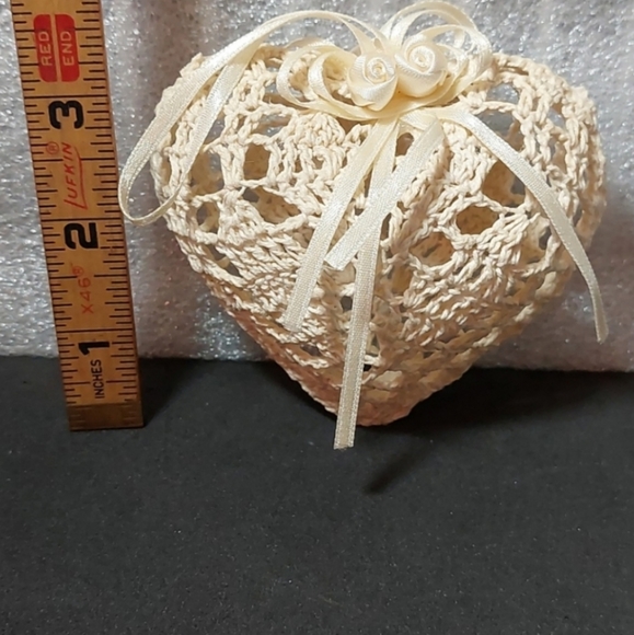 Vintage Kurt S Adler Child Ornaments☆Crochet Heart - Picture 4 of 12